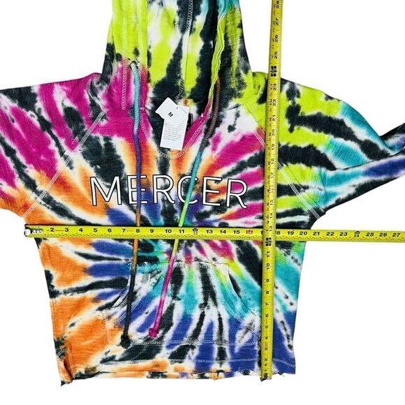 NEW Pop Surf Mercer Hoodie Beach Tie Dye Distressed Pullover Sweatshirt - Picture 12 of 15